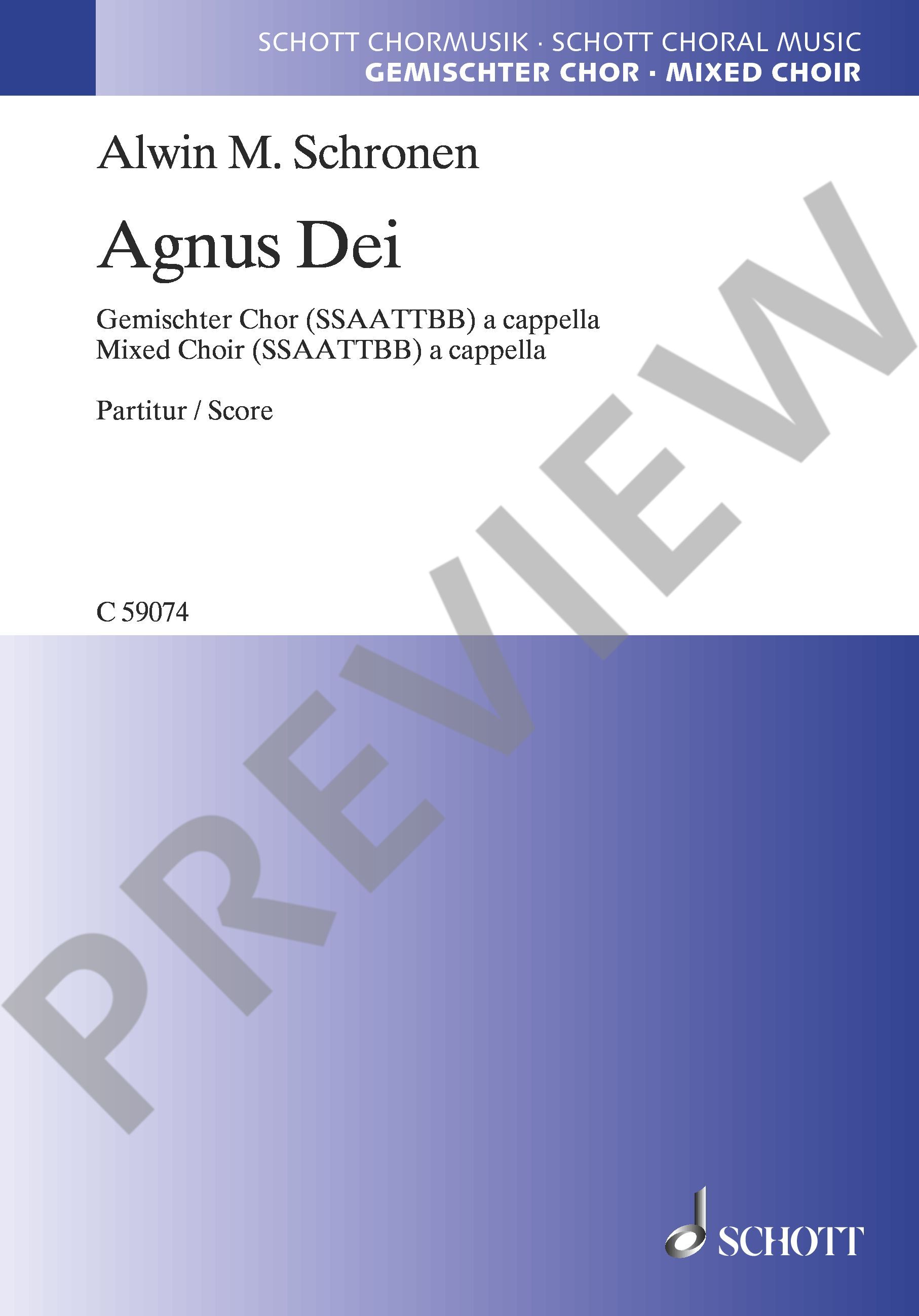 Anderes Coverbild Agnus Dei 