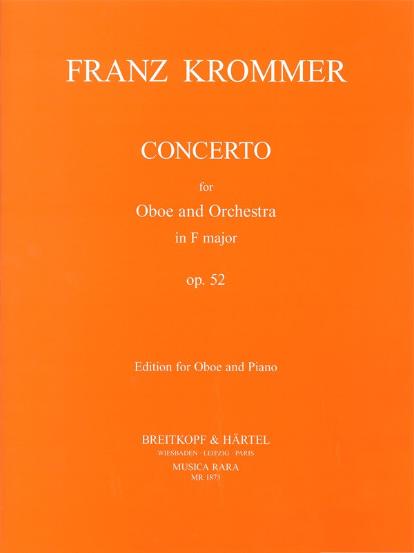 Anderes Coverbild Concerto in F op. 52 (Oboenkonzert)