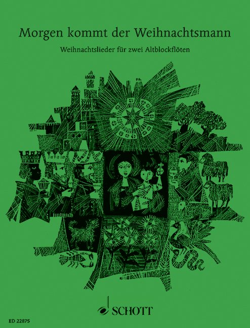 Vorderes Coverbild Morgen kommt der Weihnachtsmann 