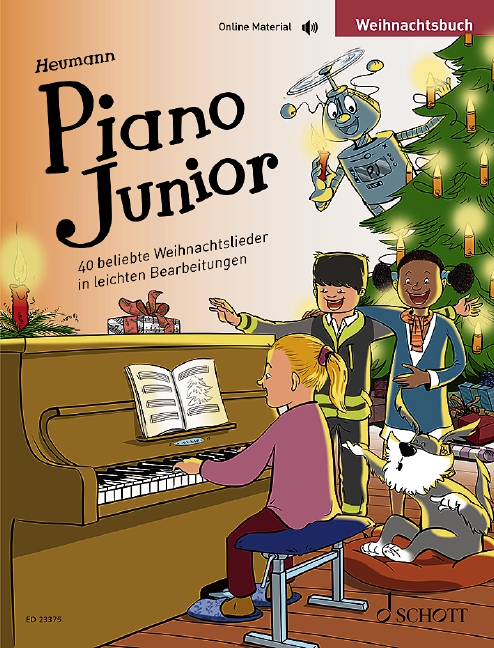 Vorderes Coverbild Piano Junior: Weihnachtsbuch 
