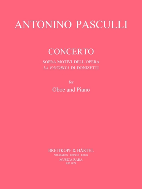 Anderes Coverbild Concerto sopra motivi dall'opera La Favorita di Donizetti