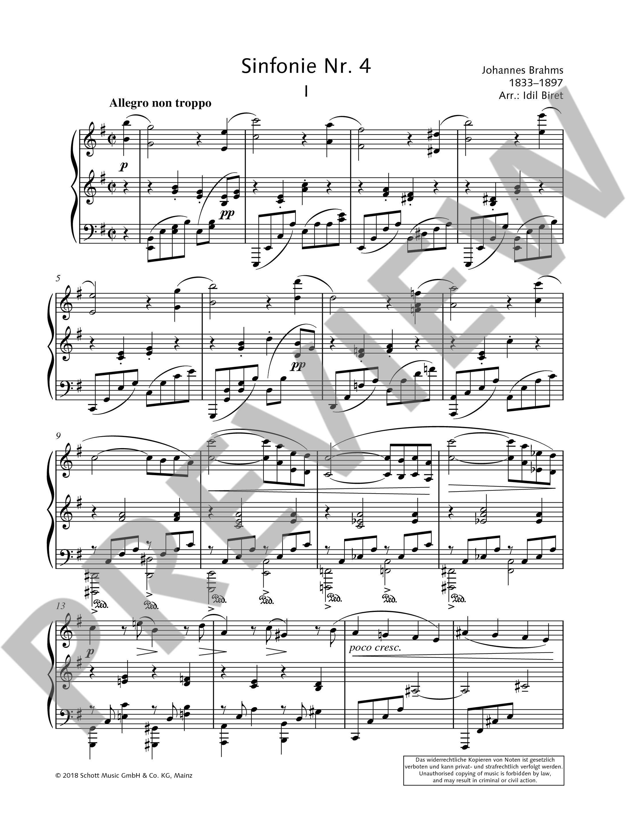 Anderes Coverbild Sinfonie Nr. 4 op. 98 Band 23