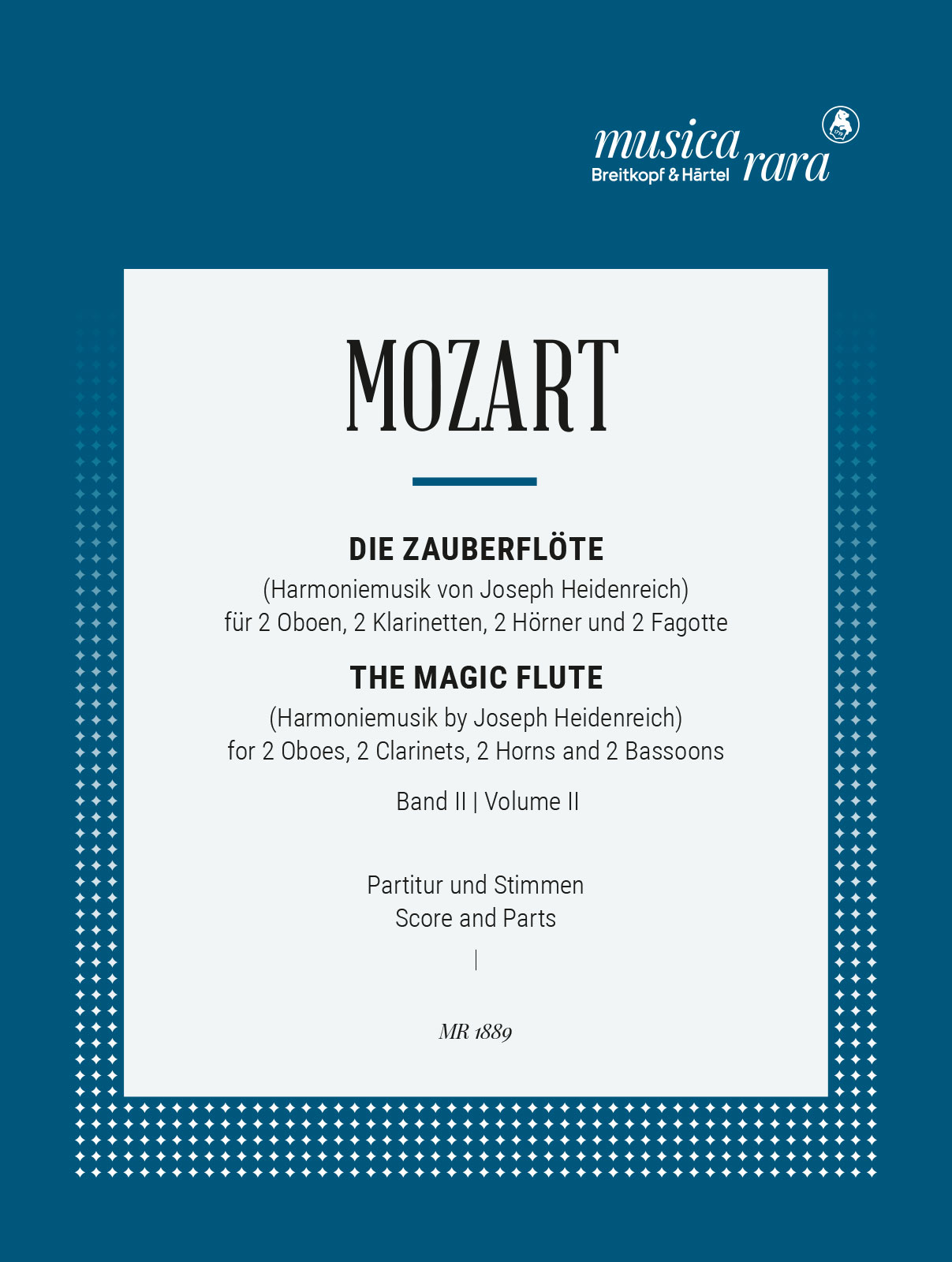 Vorderes Coverbild Die Zauberflöte KV 620 – Band 2