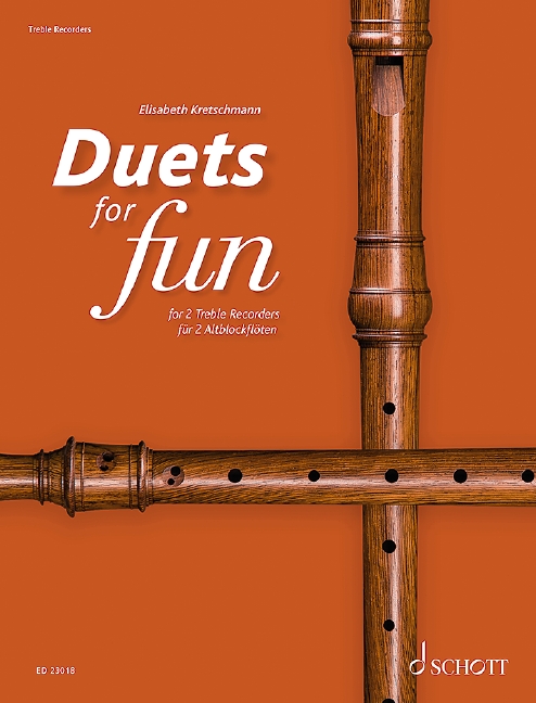 Vorderes Coverbild Duets for fun: Treble Recorder 