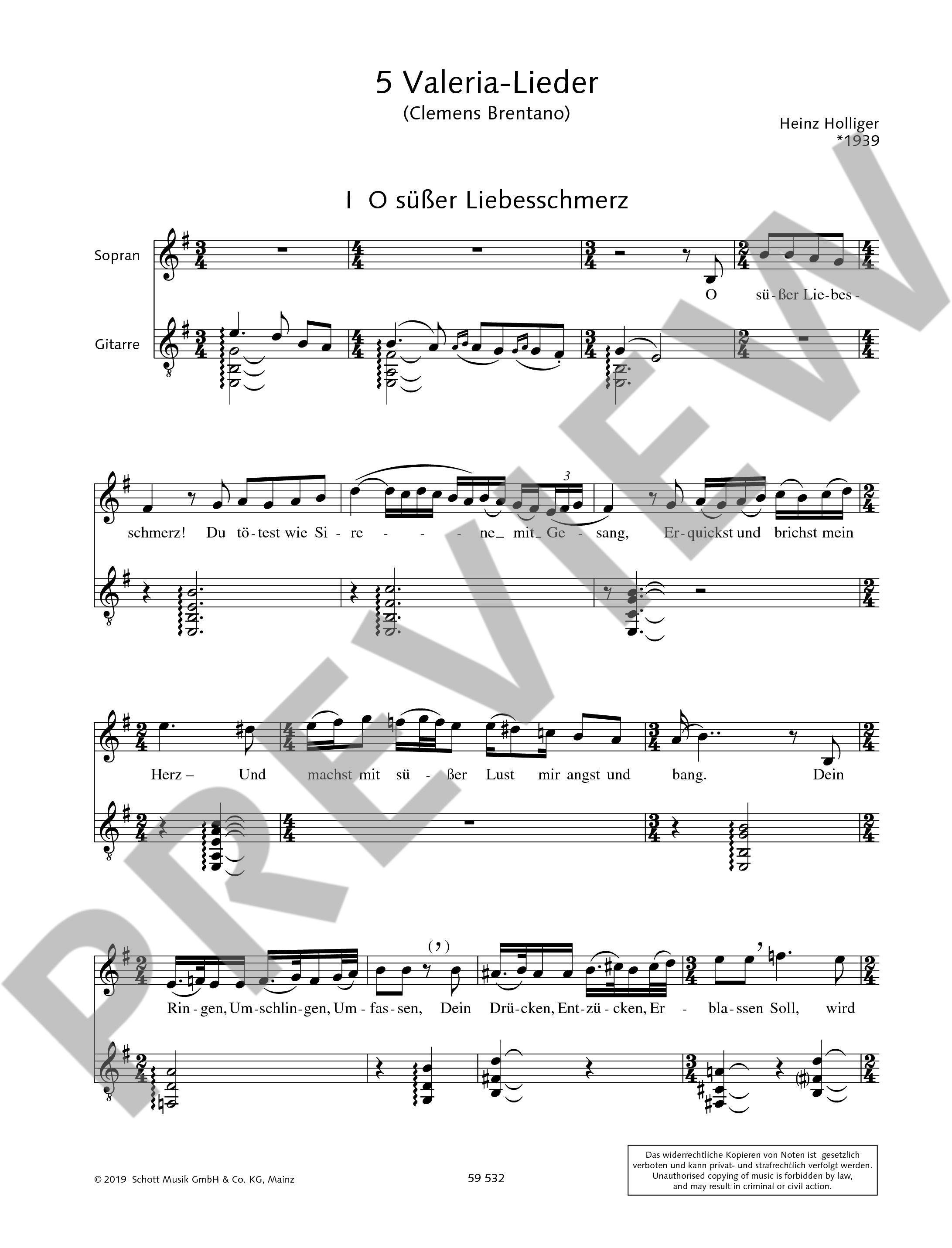 Anderes Coverbild Valeria-Lieder 