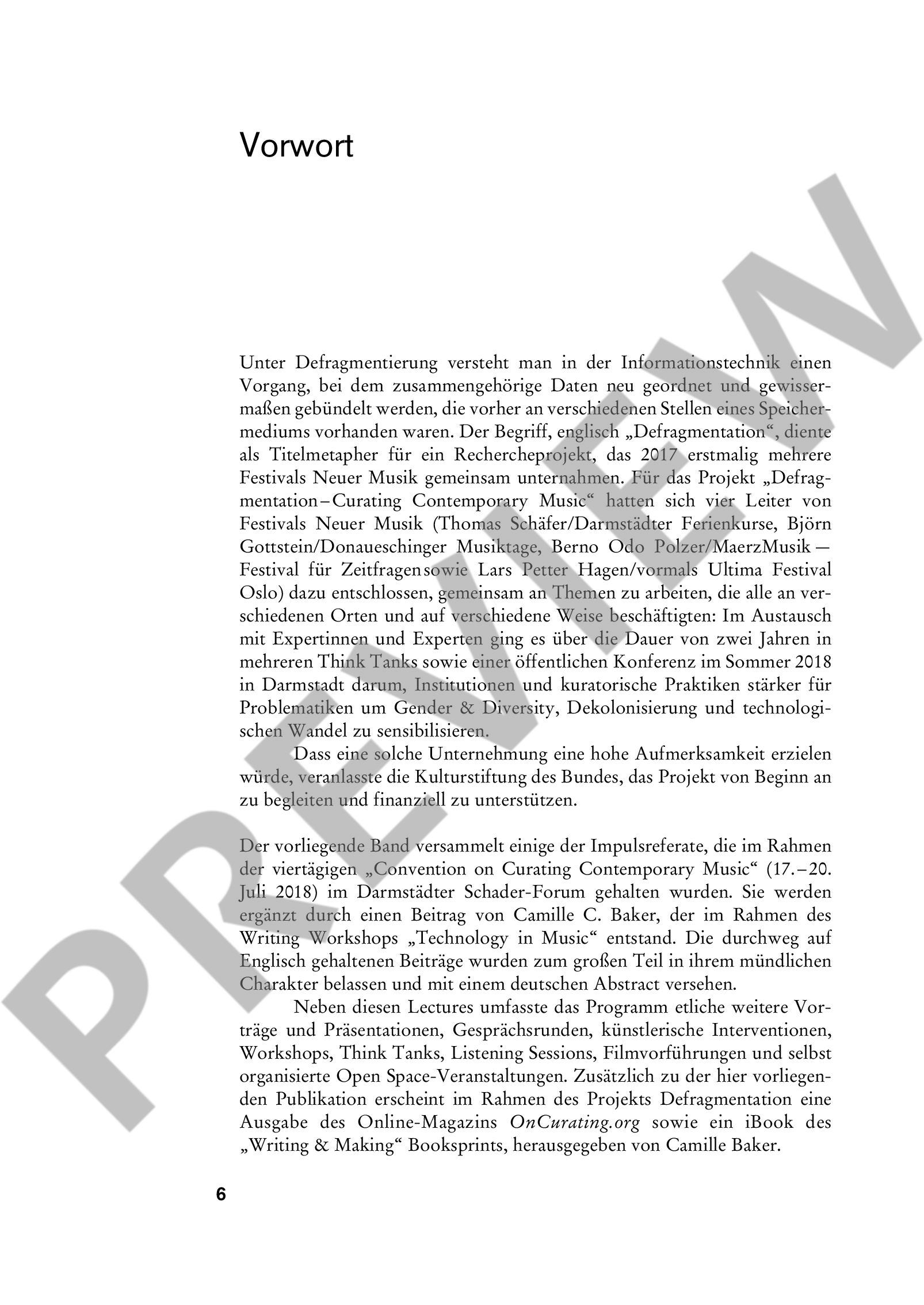 Anderes Coverbild Defragmentation 