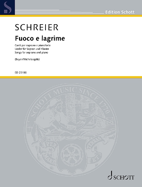 Vorderes Coverbild Fuoco e lagrime 