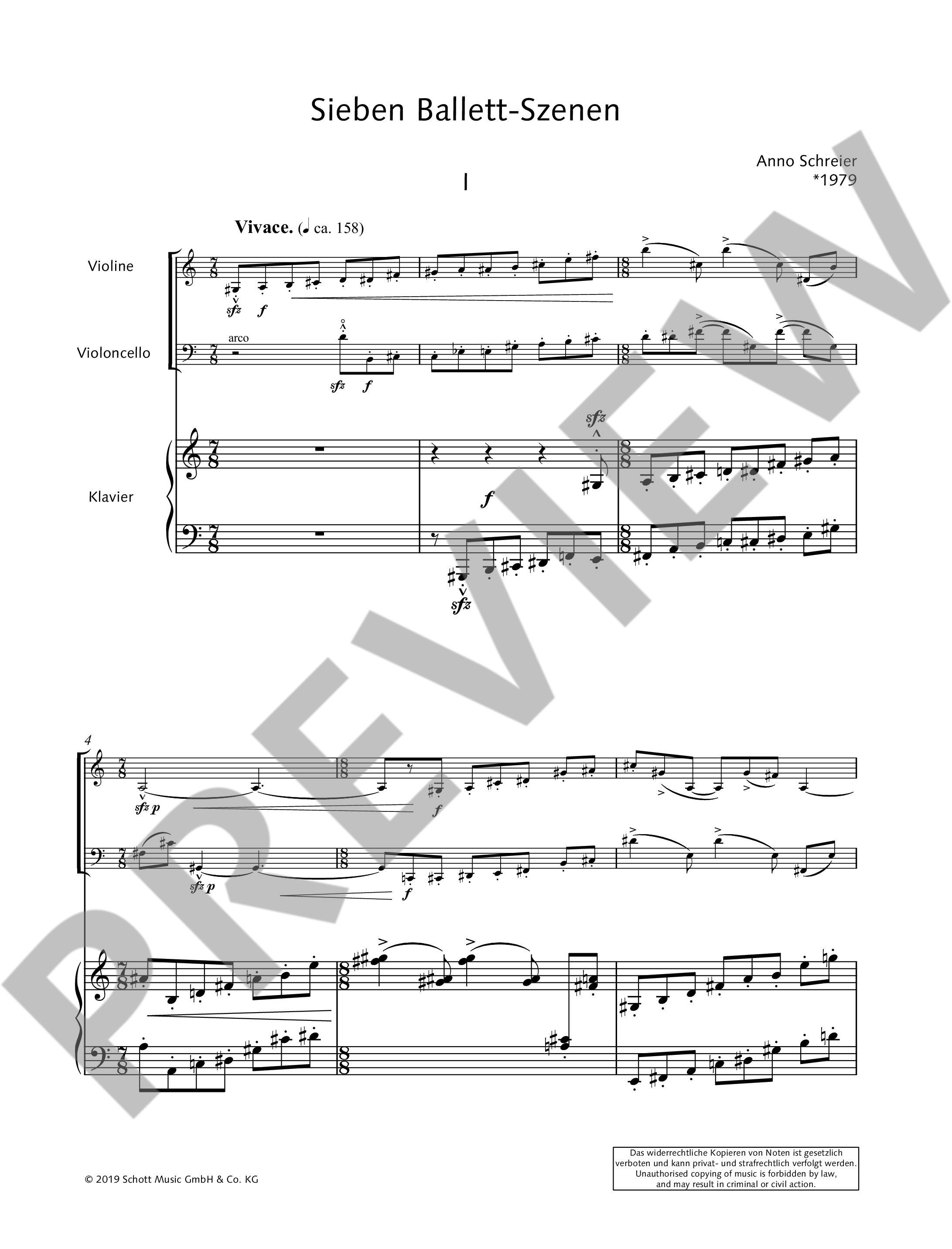 Anderes Coverbild Sieben Ballett-Szenen 