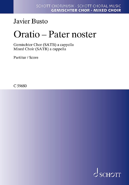 Vorderes Coverbild Oratio - Pater noster 