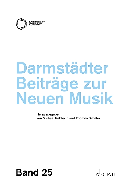Vorderes Coverbild Darmstädter Beiträge zur Neuen Musik, Band 25