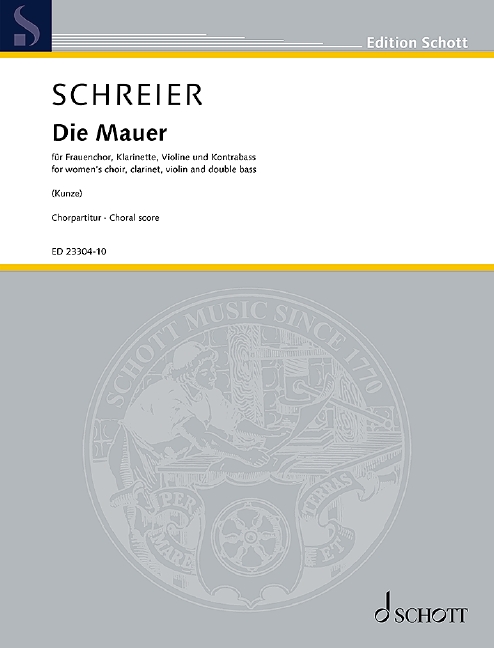Vorderes Coverbild Die Mauer 