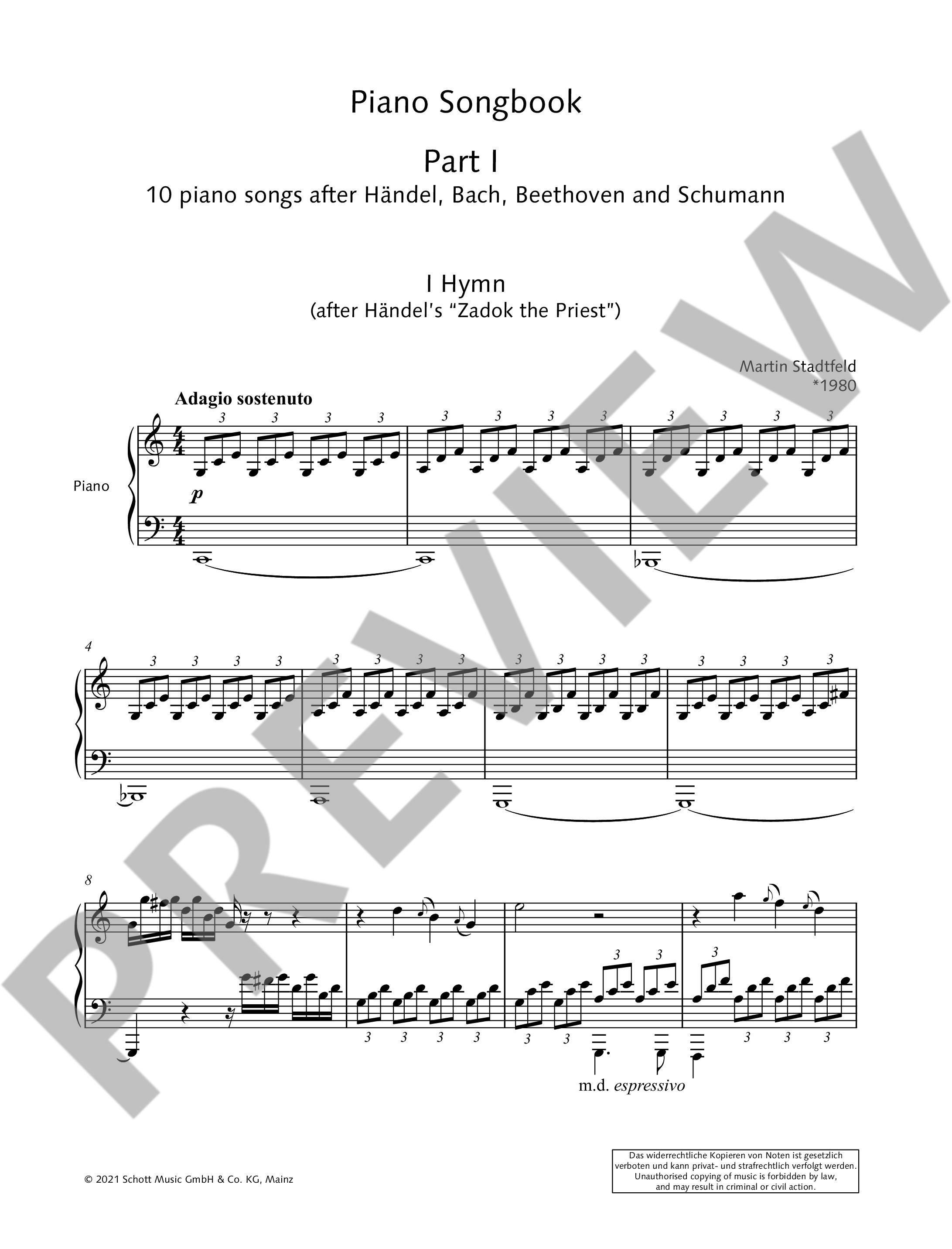 Anderes Coverbild Piano Songbook 