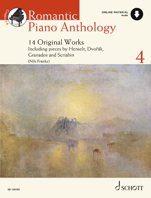 Vorderes Coverbild Romantic Piano Anthology Band 4