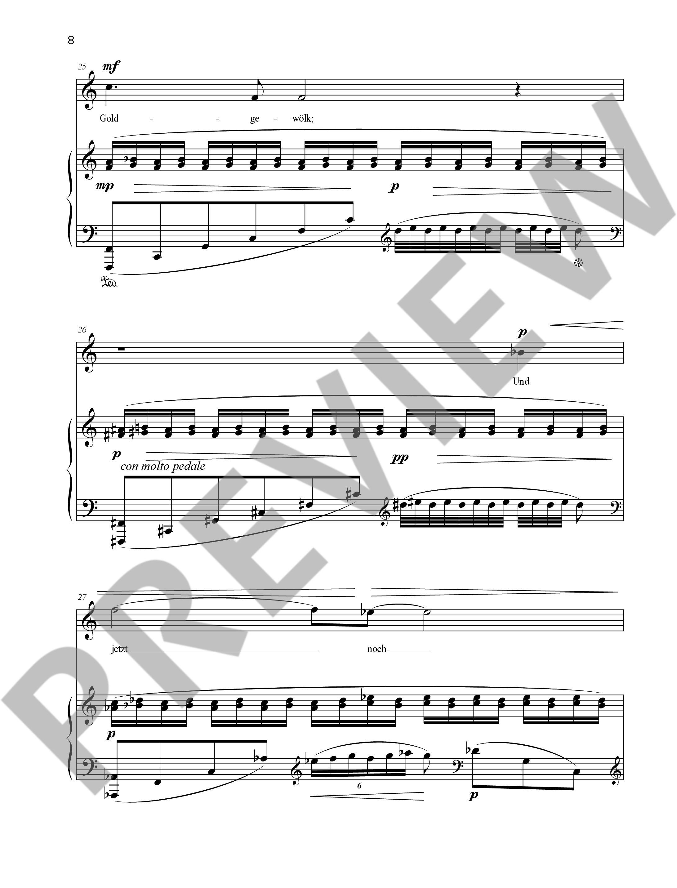 Anderes Coverbild Fünf Lieder op. 99 