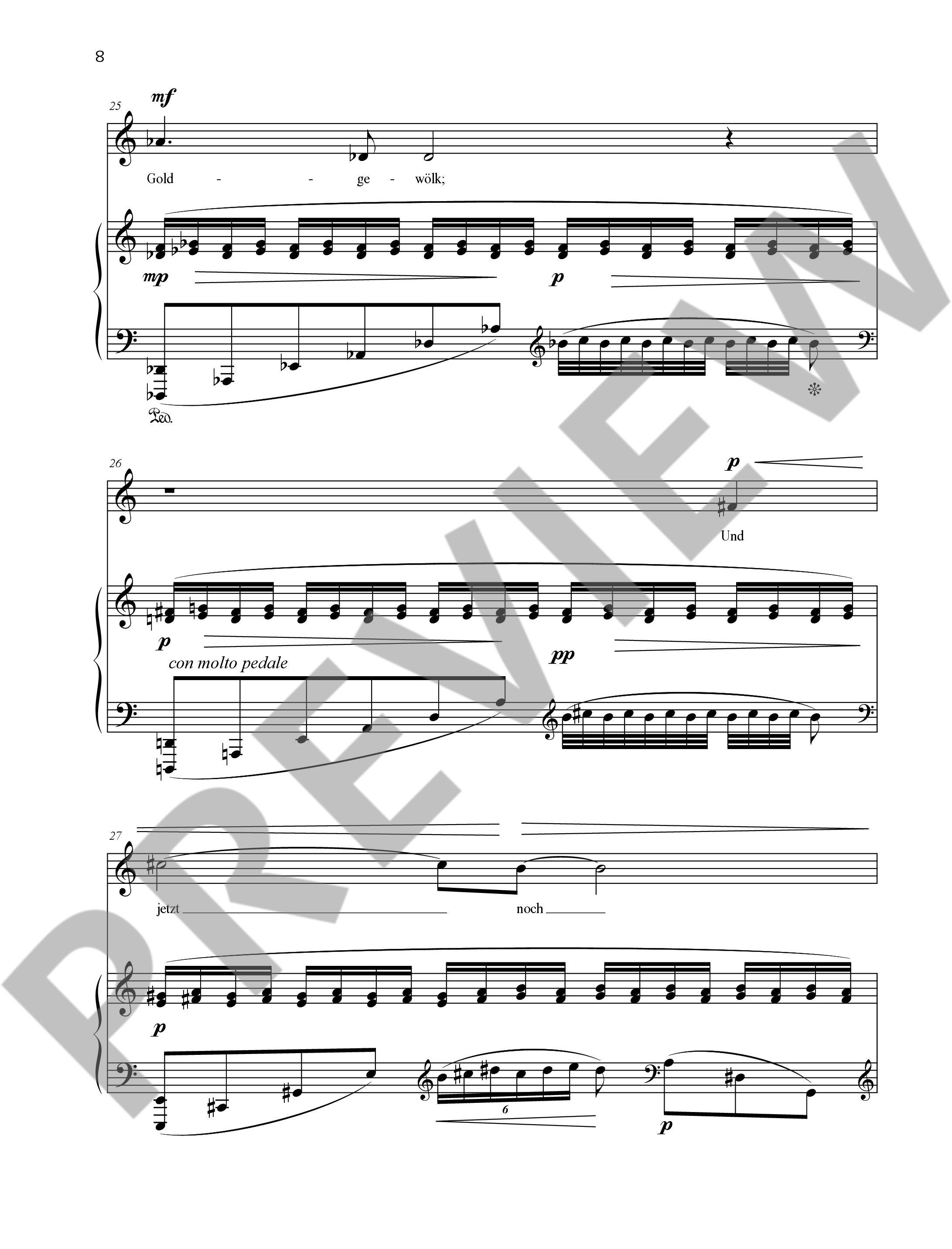 Anderes Coverbild Fünf Lieder op. 99 