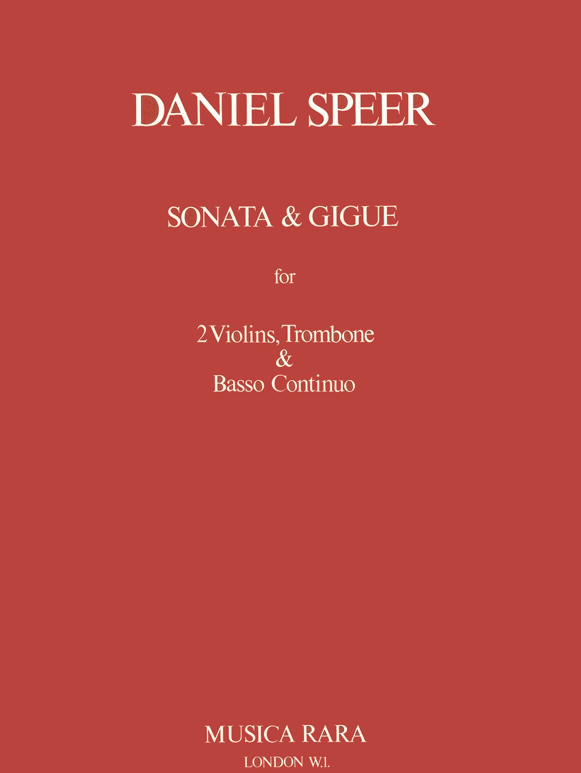 Vorderes Coverbild Sonate und Gigue