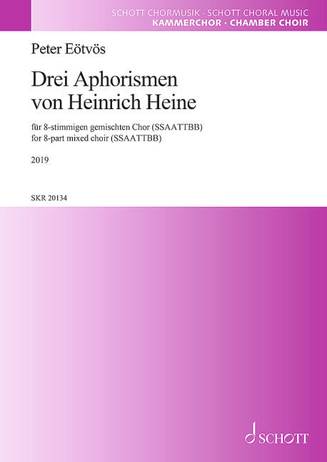 Vorderes Coverbild Drei Aphorismen von Heinrich Heine