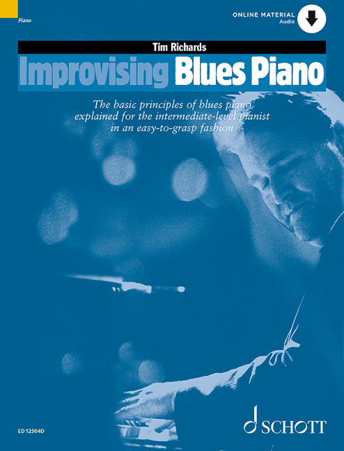 Vorderes Coverbild Improvising Blues Piano 