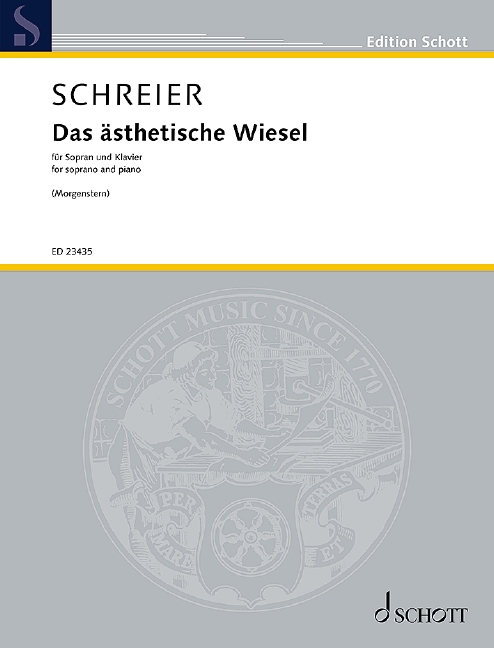 Vorderes Coverbild Das ästhetische Wiesel 