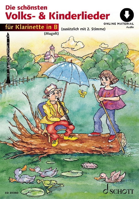 Vorderes Coverbild Die schönsten Volks- und Kinderlieder 