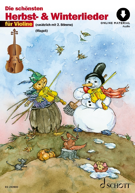 Vorderes Coverbild Die schönsten Herbst- und Winterlieder 