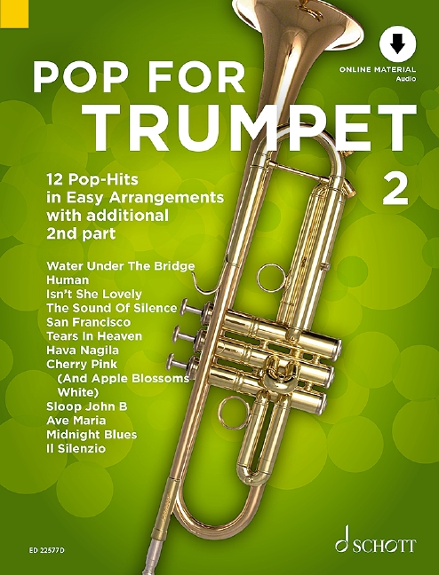 Vorderes Coverbild Pop For Trumpet 2 Band 2