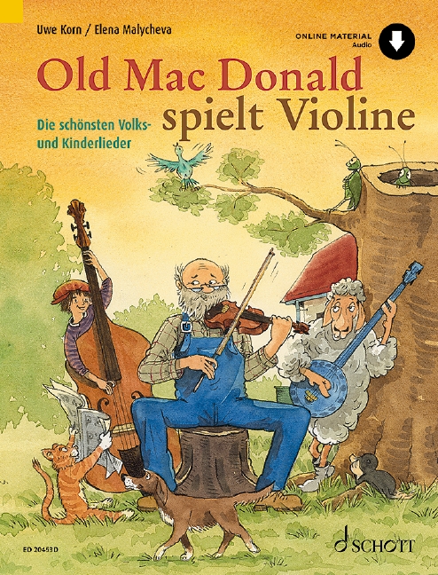 Vorderes Coverbild Old Mac Donald spielt Violine 