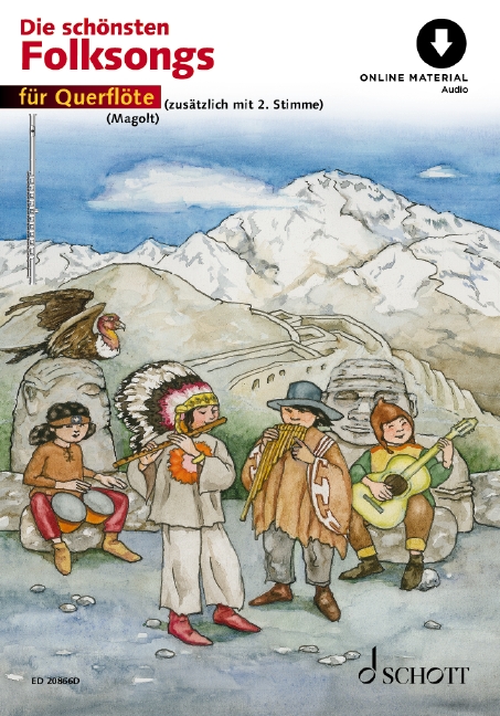 Vorderes Coverbild Die schönsten Folksongs 