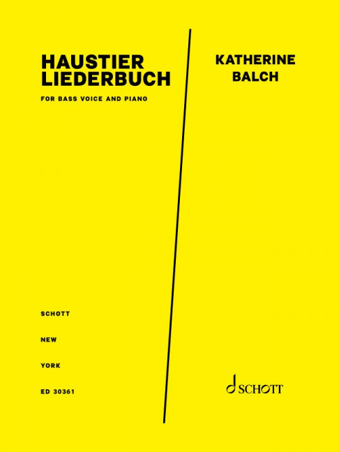 Vorderes Coverbild Haustier Liederbuch 