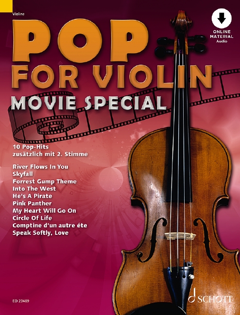 Vorderes Coverbild Pop for Violin MOVIE SPECIAL Sonderband