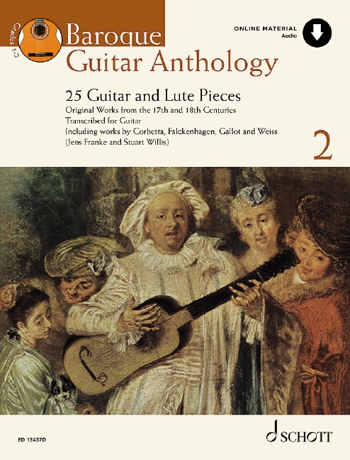 Vorderes Coverbild Baroque Guitar Anthology 2