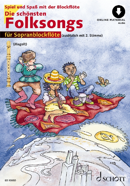 Vorderes Coverbild Die schönsten Folksongs 
