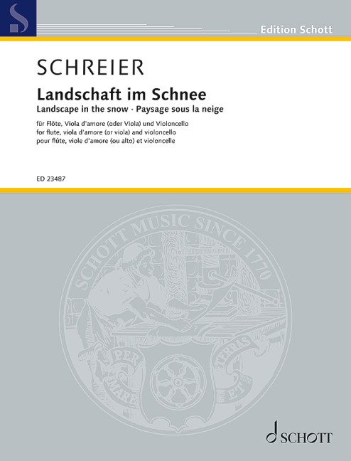 Vorderes Coverbild Landschaft im Schnee 