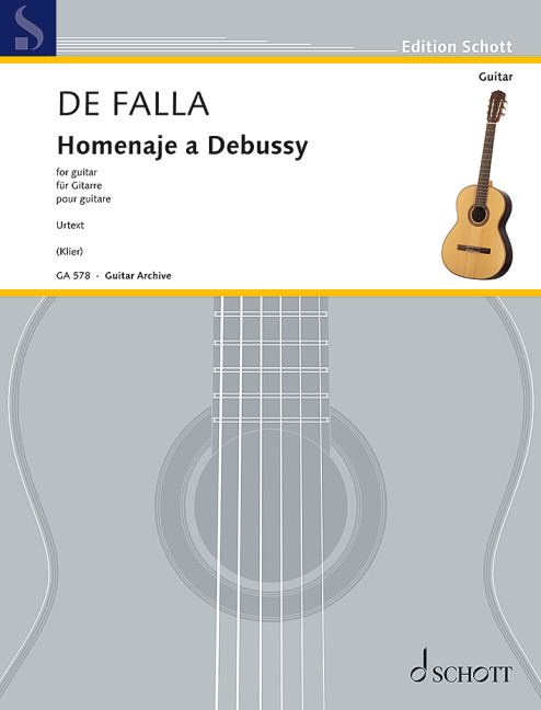 Vorderes Coverbild Homenaje a Debussy 