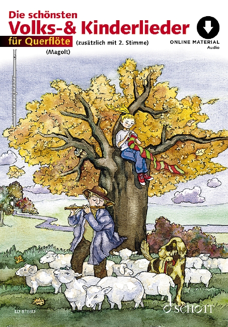 Vorderes Coverbild Die schönsten Volks- und Kinderlieder 