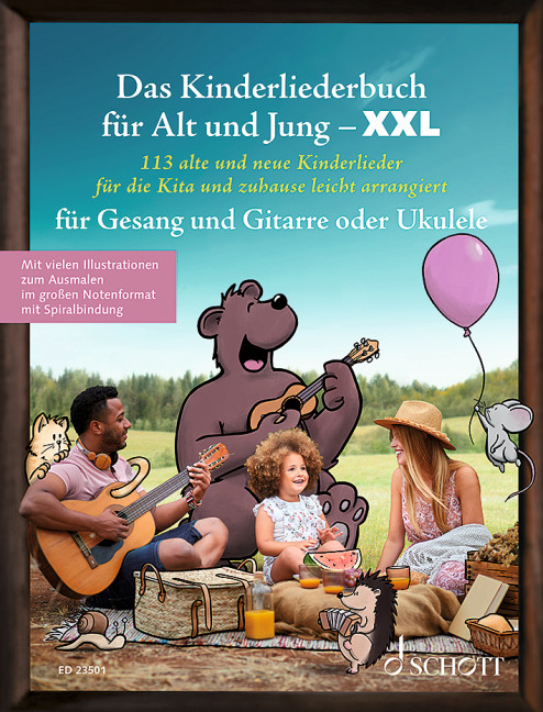 Vorderes Coverbild Das Kinderliederbuch für Alt und Jung XXL 