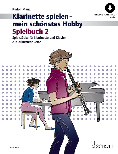 Vorderes Coverbild Klarinette spielen - mein schönstes Hobby Spielbuch 2
