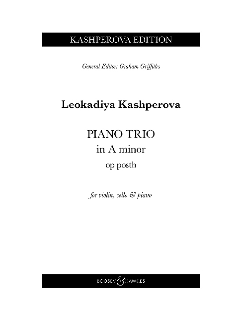 Vorderes Coverbild Piano Trio in A minor op. posth. 