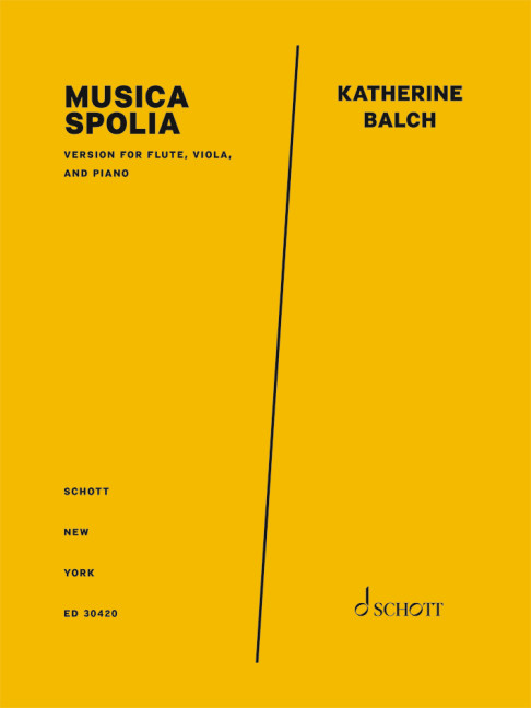 Vorderes Coverbild Musica Spolia 