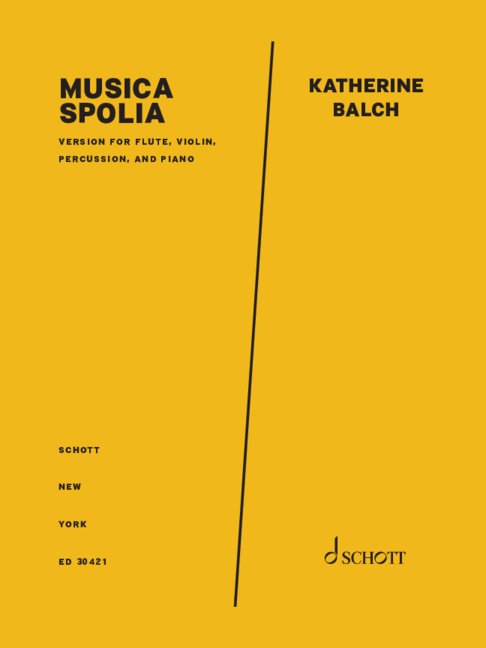 Vorderes Coverbild Musica Spolia 