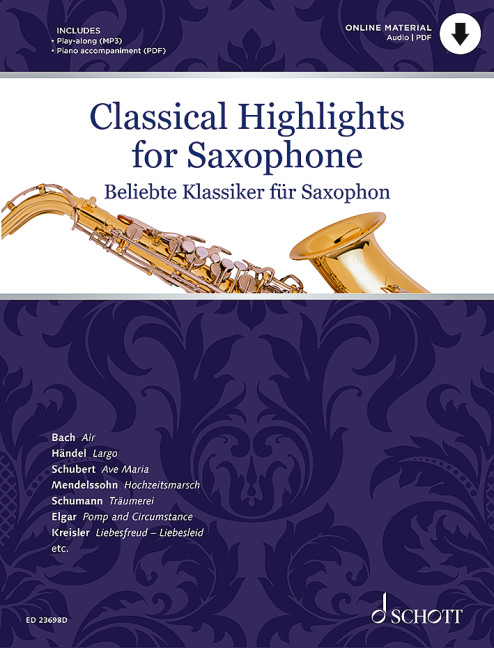 Vorderes Coverbild Classical Highlights for Saxophone 