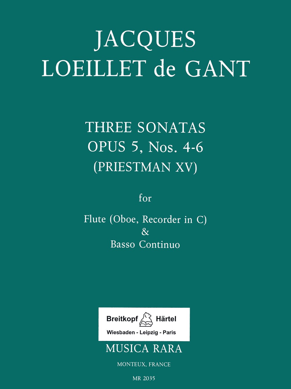Vorderes Coverbild 6 Sonaten op. 5