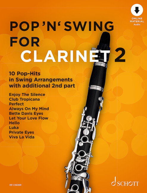 Vorderes Coverbild Pop 'n' Swing For Clarinet Band 2