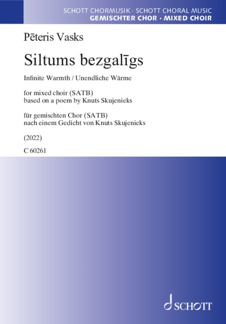 Vorderes Coverbild Siltums bezgal?gs (Infinite Warmth / Unendliche Wärme) 