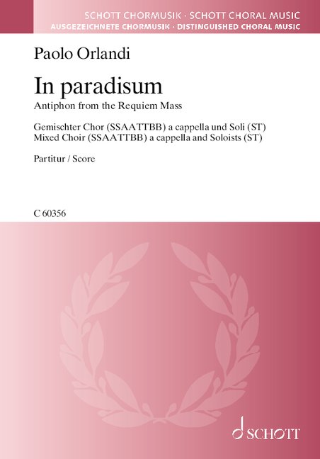 Vorderes Coverbild In paradisum 