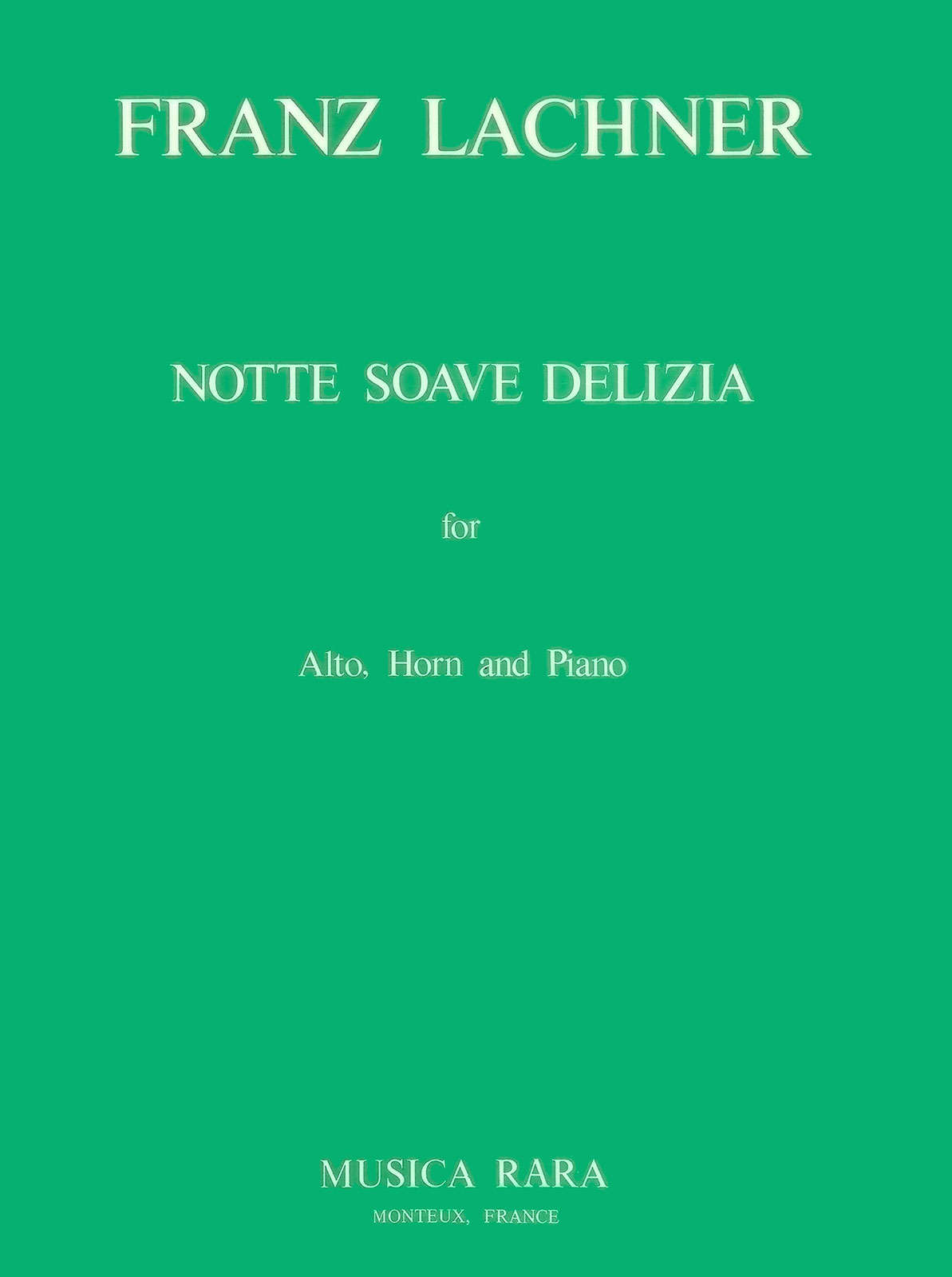 Vorderes Coverbild Notta Soave Delizia