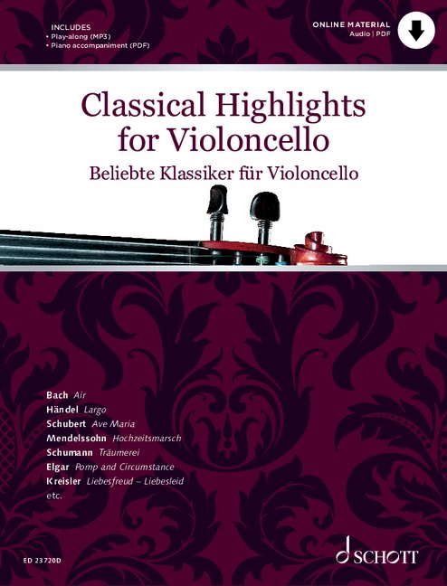 Vorderes Coverbild Beliebte Klassiker für Violoncello 