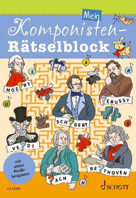 Vorderes Coverbild Mein Komponisten-Rätselblock