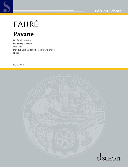Vorderes Coverbild Pavane op. 50