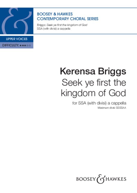 Vorderes Coverbild Seek ye first the kingdom of God 
